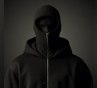 Men's Full Sleeves Zipper Hoodie with Mask